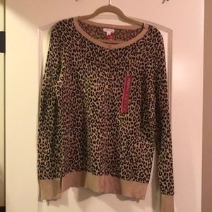 Leopard print cardigan